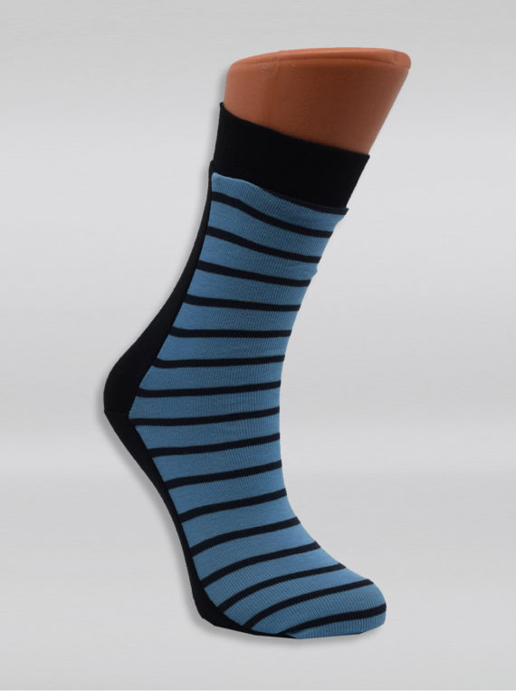 Ponožky modré pruhované